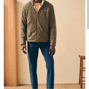 Faherty + Steven Paul Thunderbird Sand Dune  Reversible Fleece Jacket size XXL